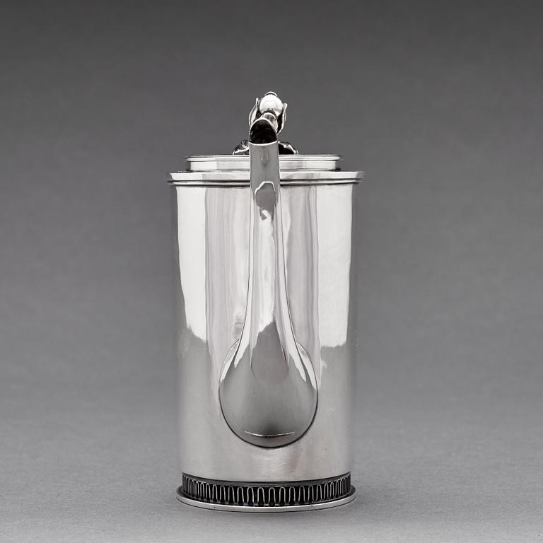 Carl Fredrik Carlman, a 3 pieces coffee service, Stockholm 1967.