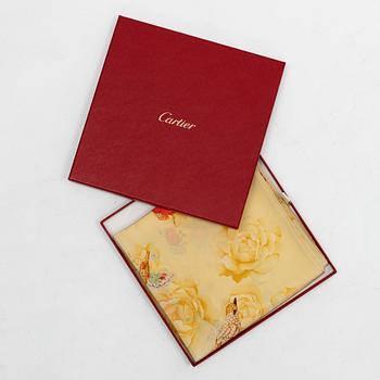 Cartier, scarf.