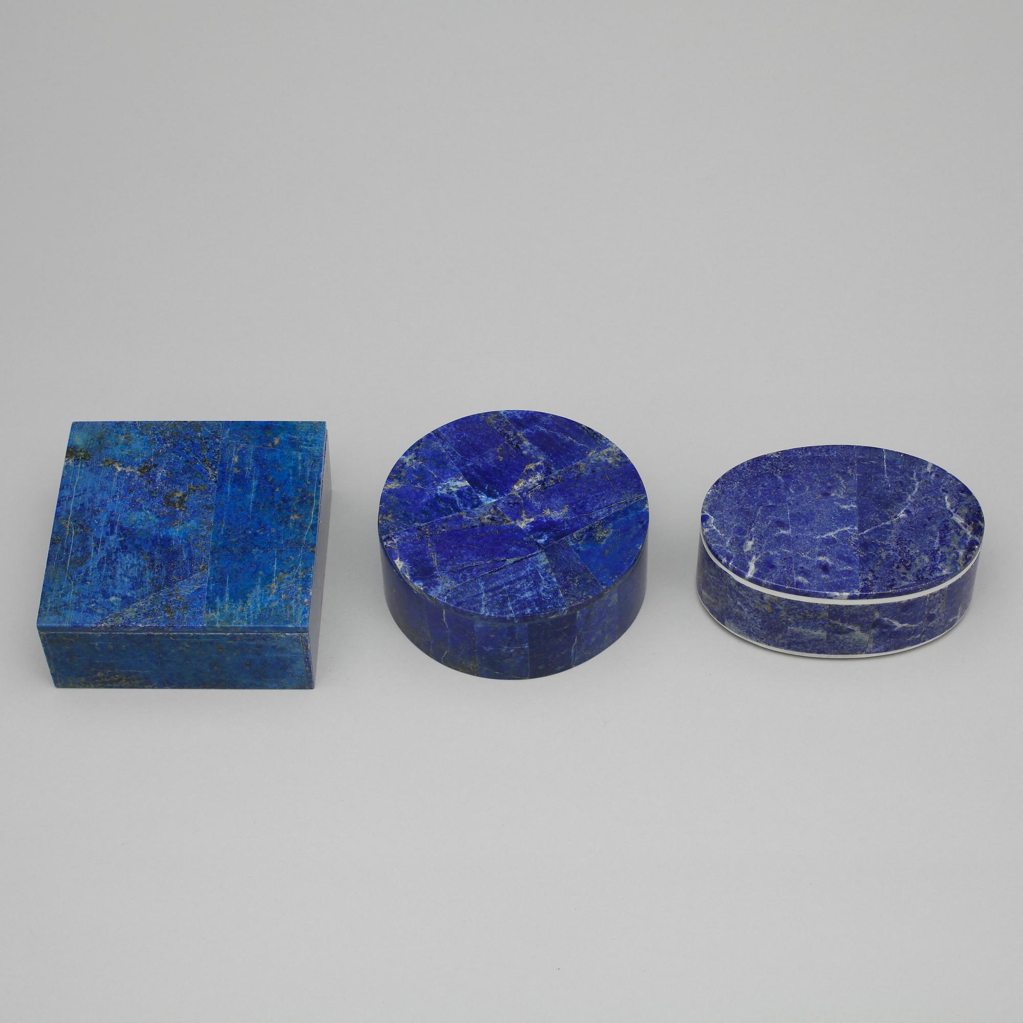 ASKAR, 3 delar, Lapis lazuli, 1900-tal.