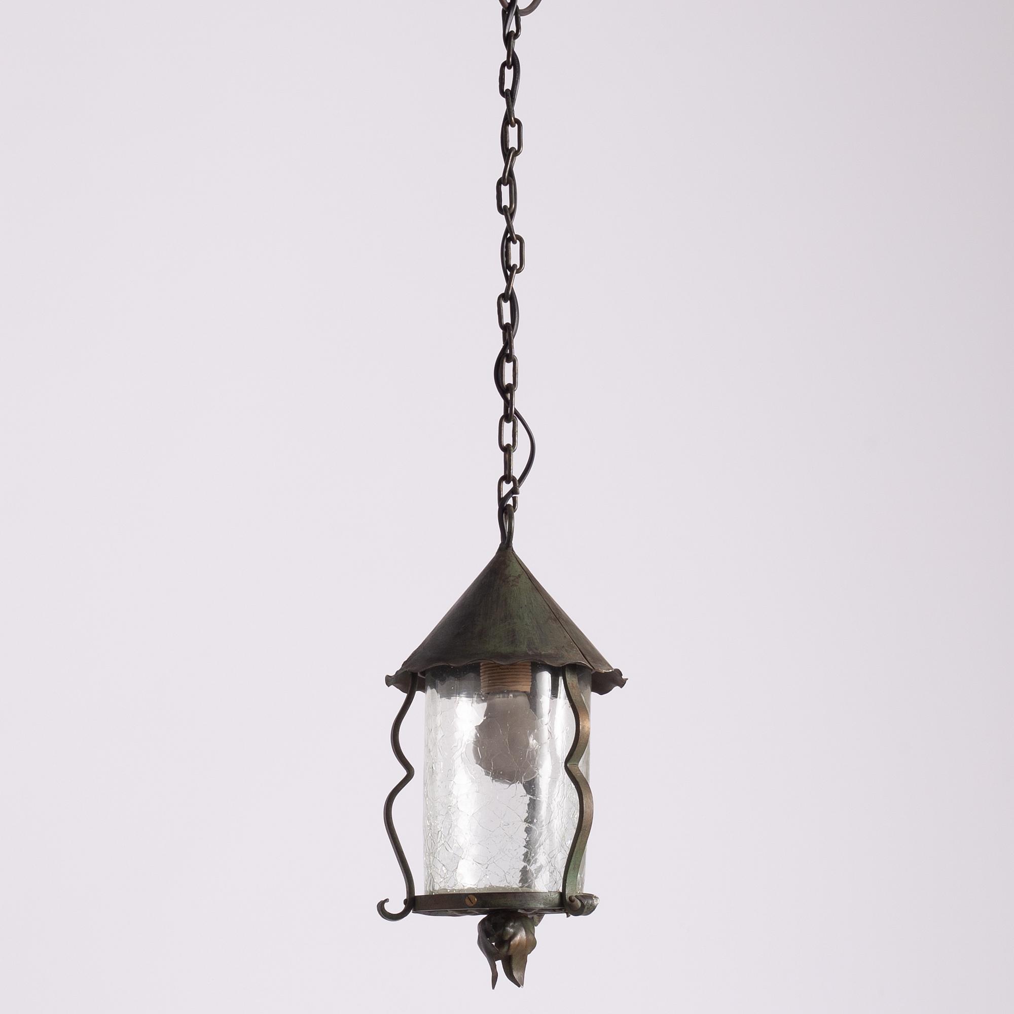 A ceiling lantern, 1920s.