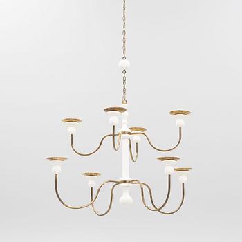 Josef Frank, a model '2586' chandelier, Firma Svenskt Tenn.