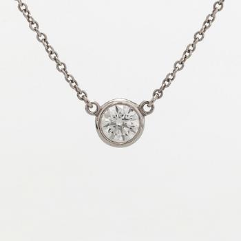 Tiffany & Co, Elsa Peretti, kaulakoru, "Diamonds by the Yard", platinaa ja briljanttihiottu timantti.