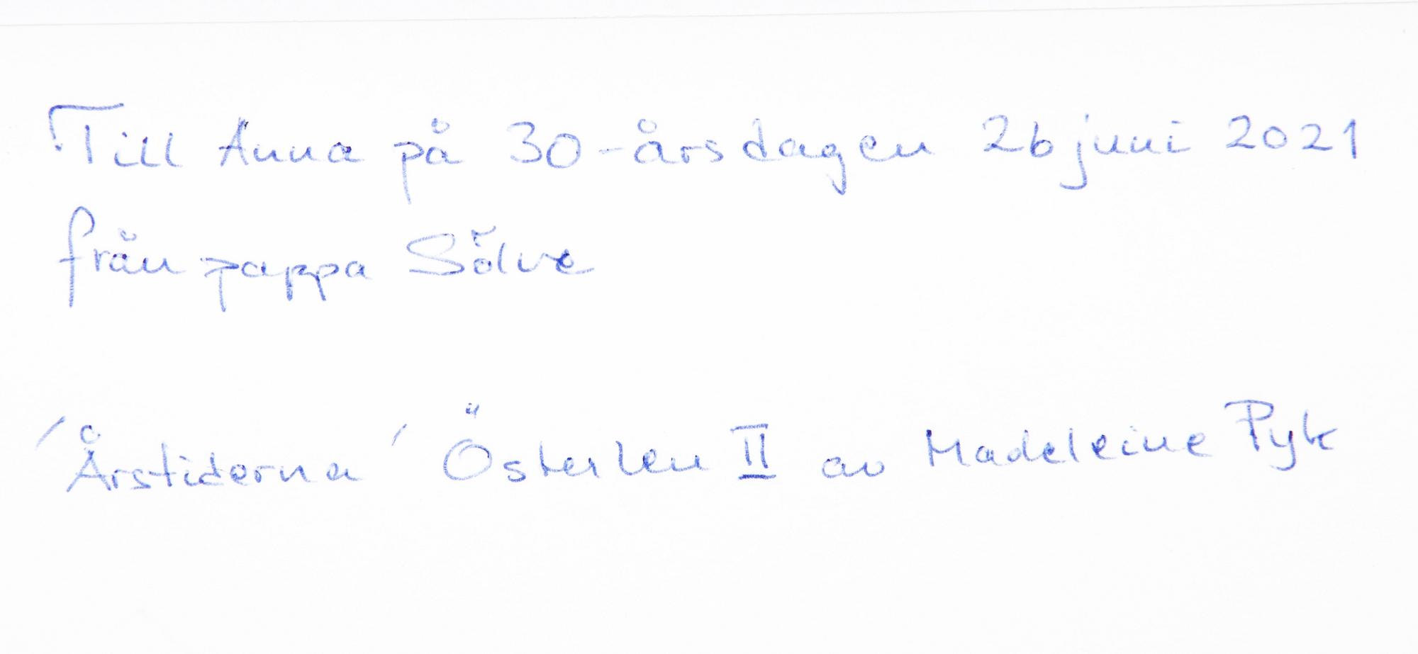 Madeleine Pyk, litografi signerad och numrerad EA XVIII/XXV.