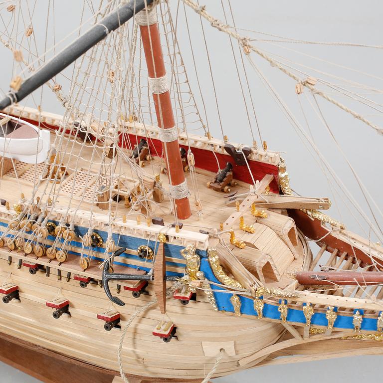 A model ship, "Vasa", second half of the 20th century.