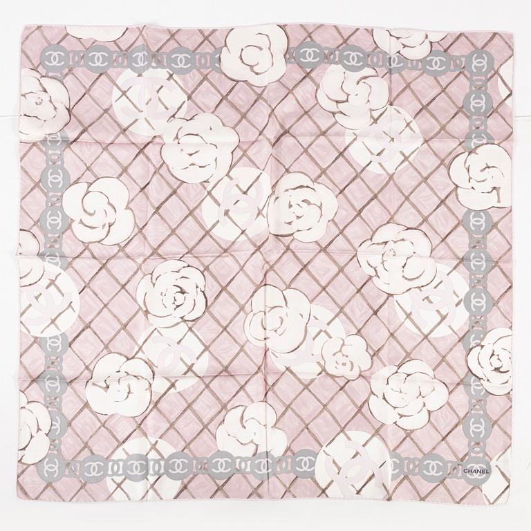 Chanel, a silk scarf.