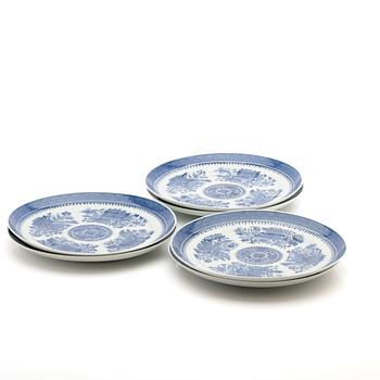 Plates, 6 pcs, porcelain, China, Qing dynasty, Qianlong (1736-95).