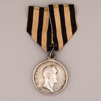 A Russian silver medal, Nicholas I (1825-55).