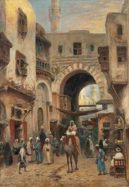 Frans Wilhelm Odelmark, "Basargata i Kairo".