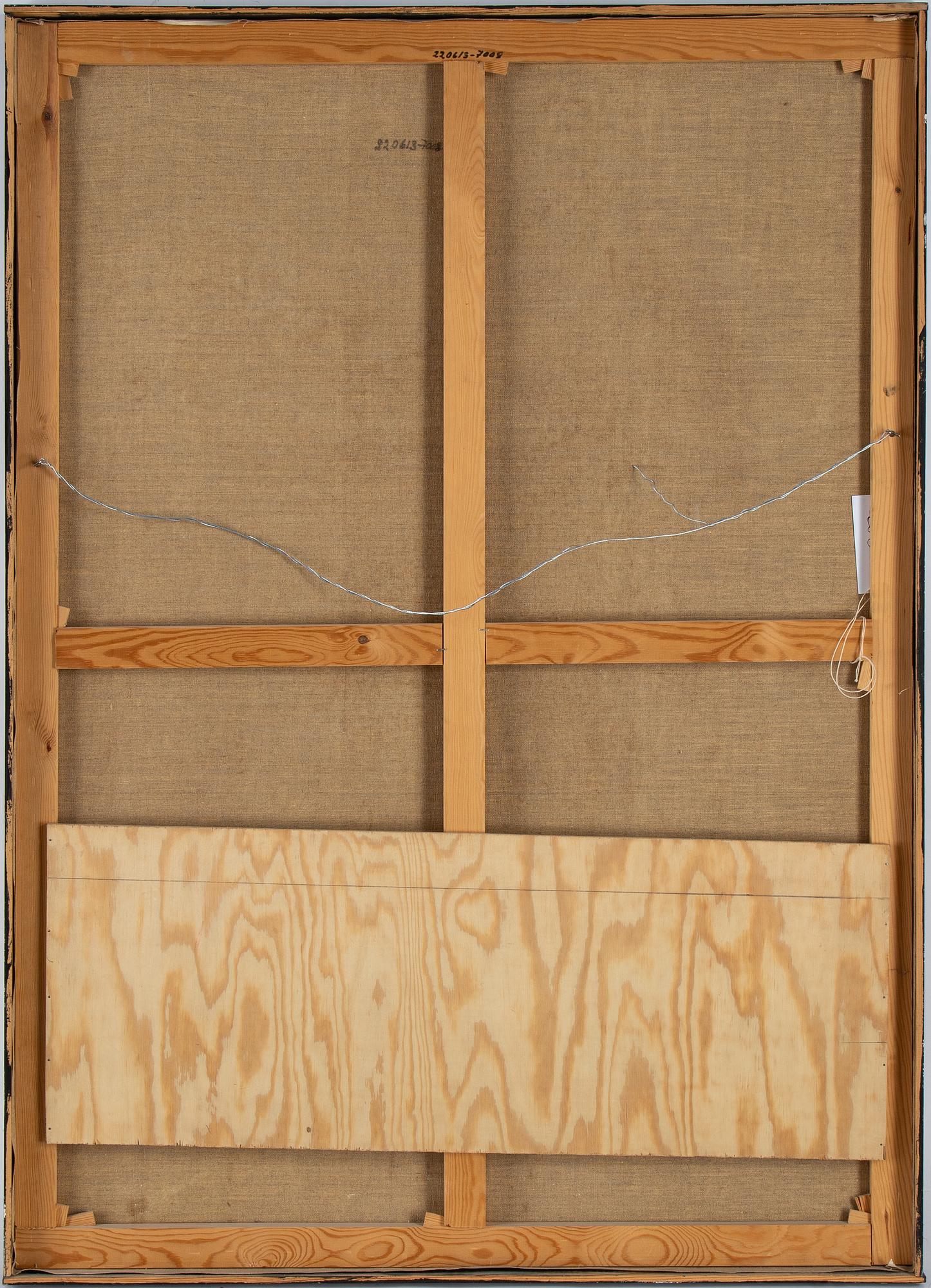 Bo Åke Adamsson, oil on canvas, signed.