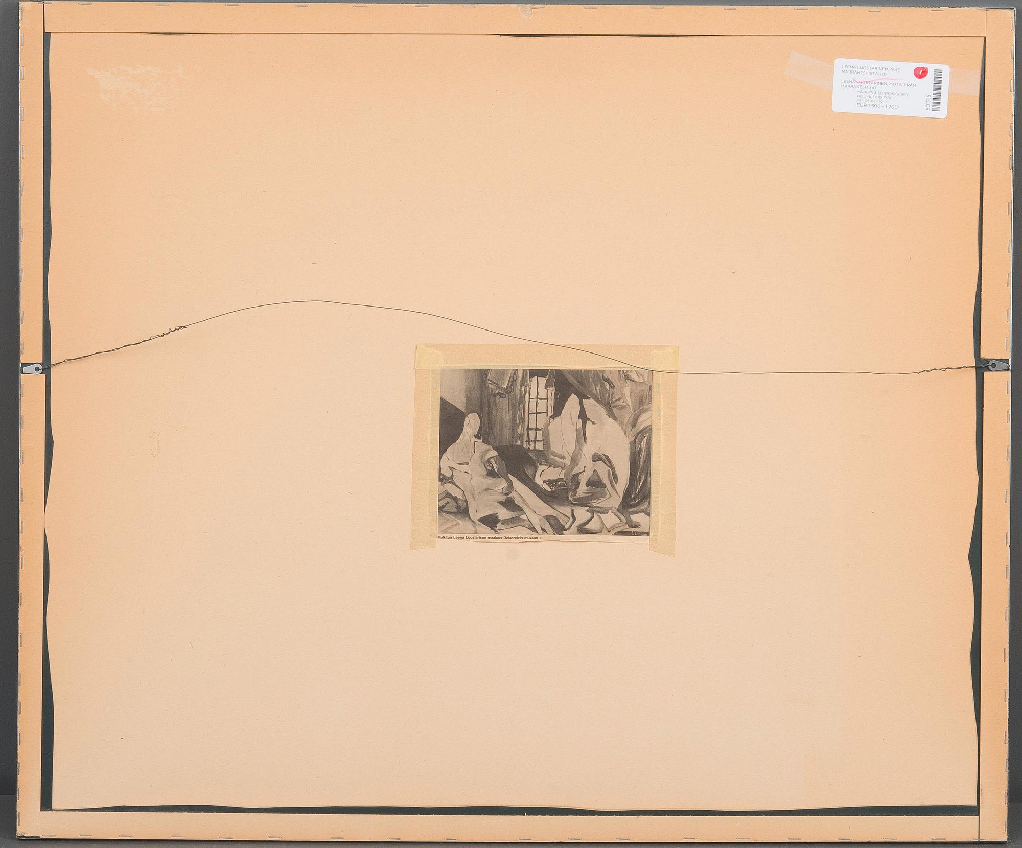 Leena Luostarinen, MOTIF FROM MARRAKESH.