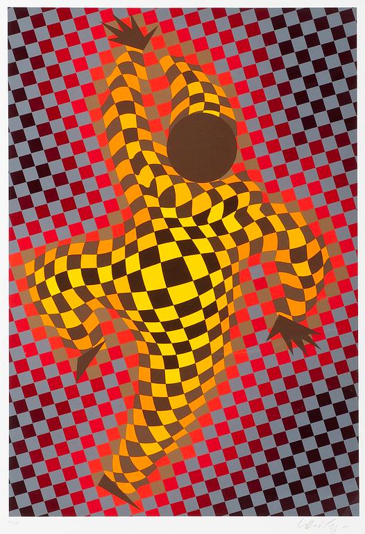 Victor Vasarely, "HARLEQUIN".