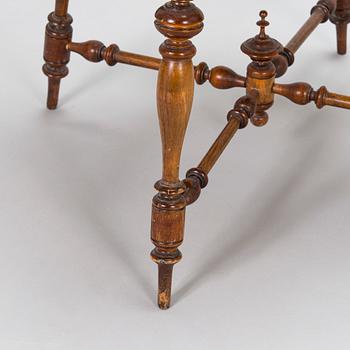 Sivupöytäpari /yöpöytäpari, 1800-luvun toinen puolisko.