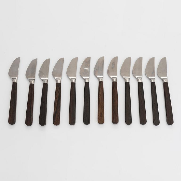 Bertel Gardberg, a 74-piece 'Lion de Luxe' cutlery set, Hackman, Finland, latter half of the 20th century.