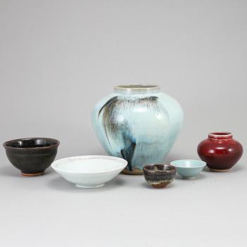 A group of ceramics, 20th Century.