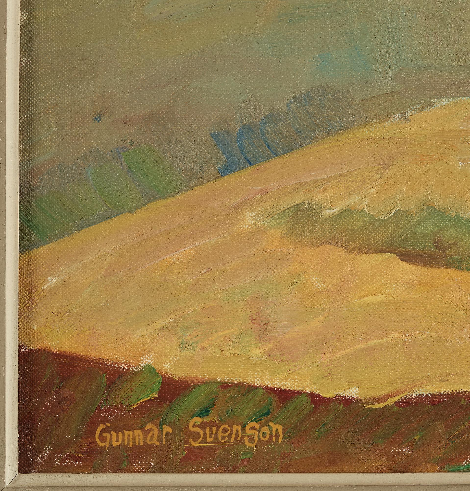 GUNNAR SVENSSON, olja på duk. Signerad.