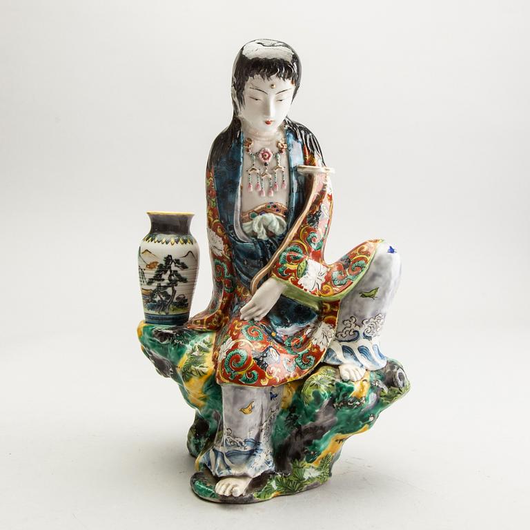 Figurin Kina, 1800-talet senare del, porslin.