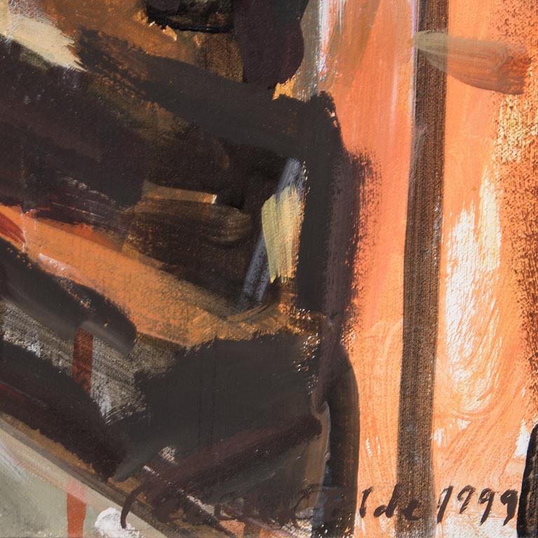 CECILIA ELDE, oil on canvas, signed and dated 1999.