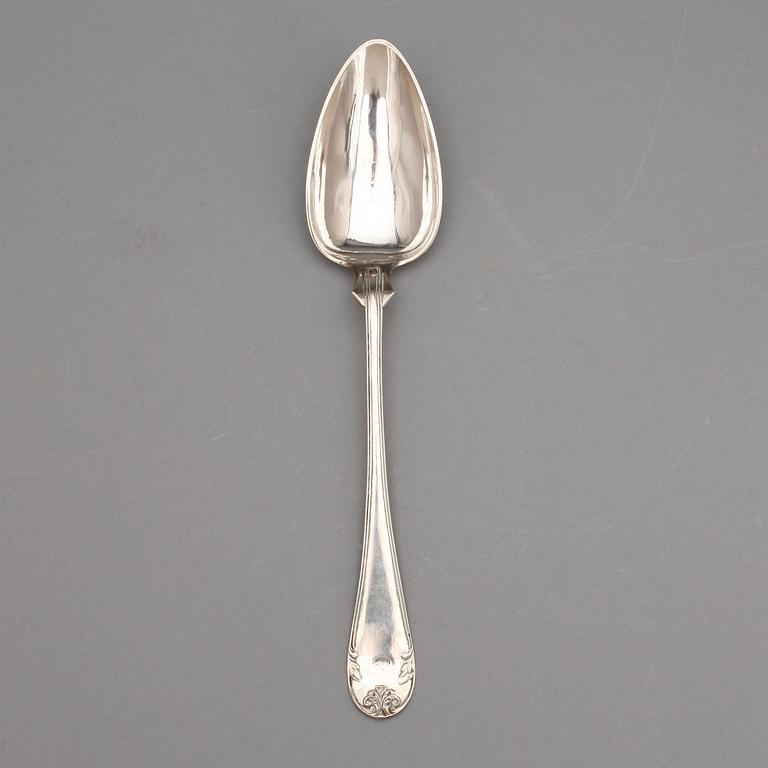 RAGUSKED, silver, Eric Söderholm, Härnösand, 1859. Vikt ca111g.