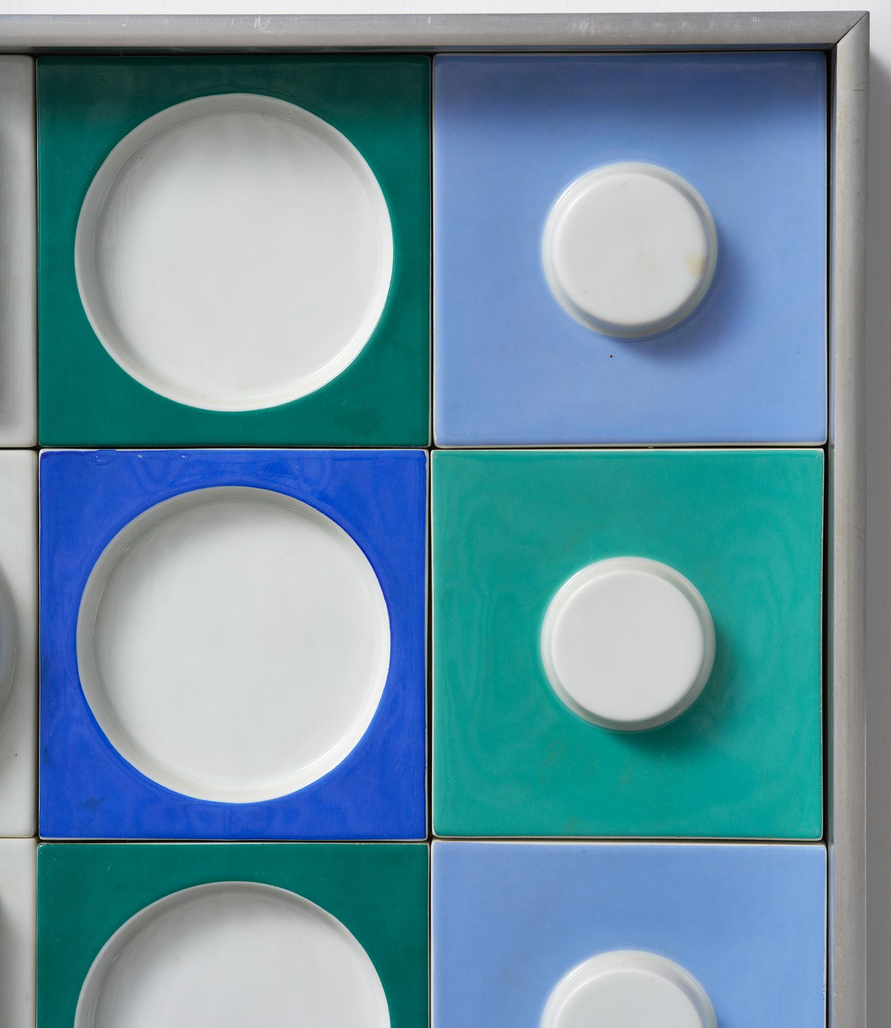 Victor Vasarely, a relief, Rosenthal Studio Linie, Germany.