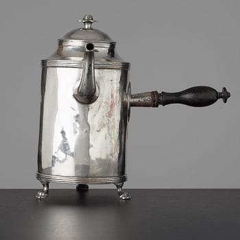 A late Gustavian circa 1800 coffee-pot.