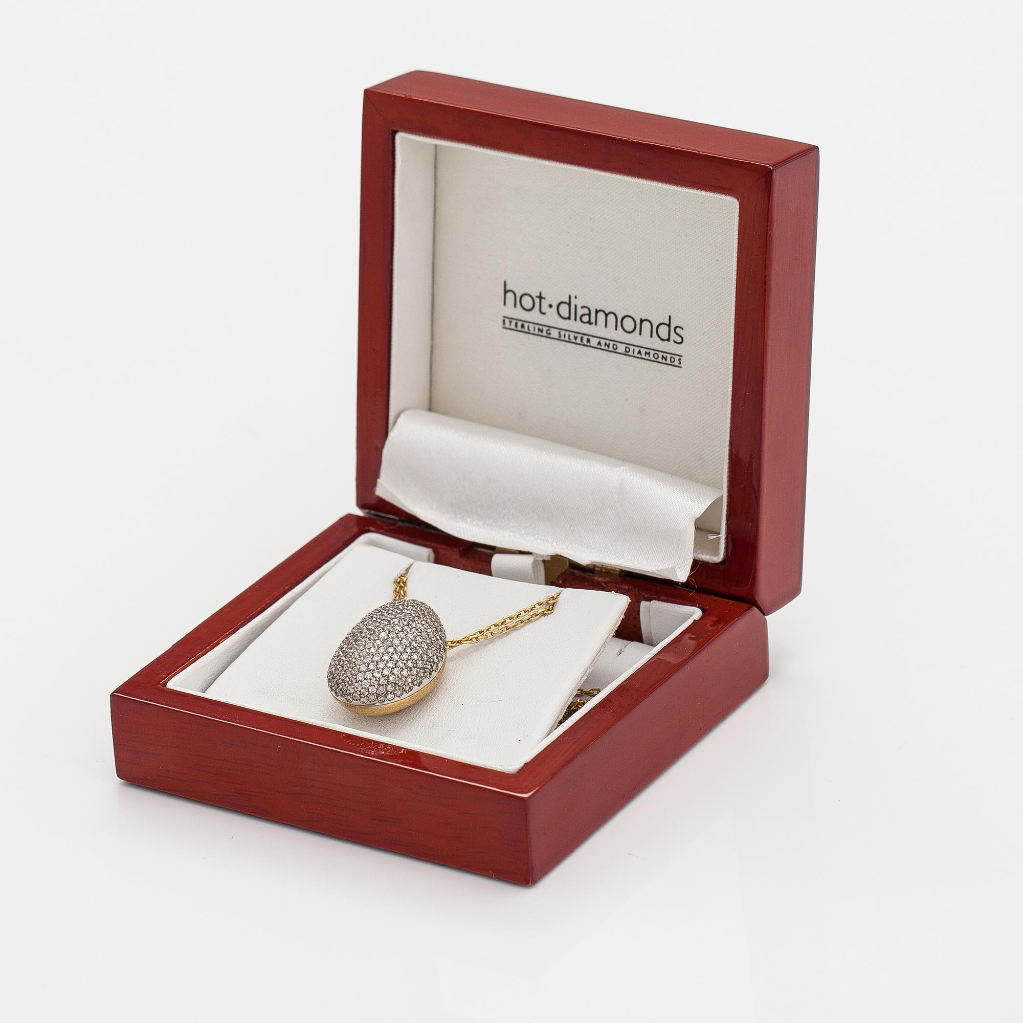 H Stern, halsband "Golden stone", 18K guld, diamanter ca 1.83 ct tot.