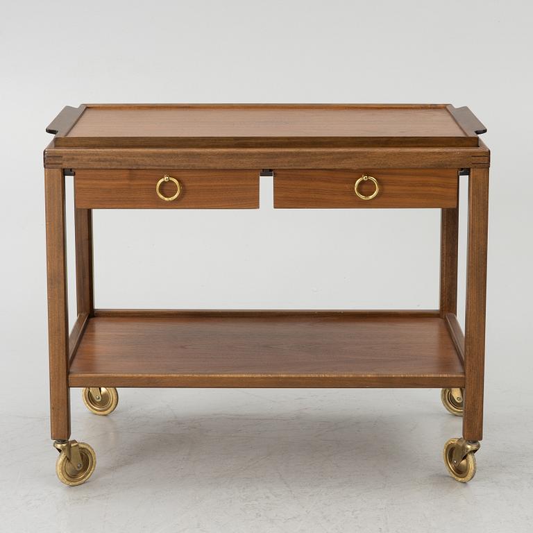Evald Melander, serving trolley, model 'Britta', Mele-Möbler, Stockholm, c. 1960.