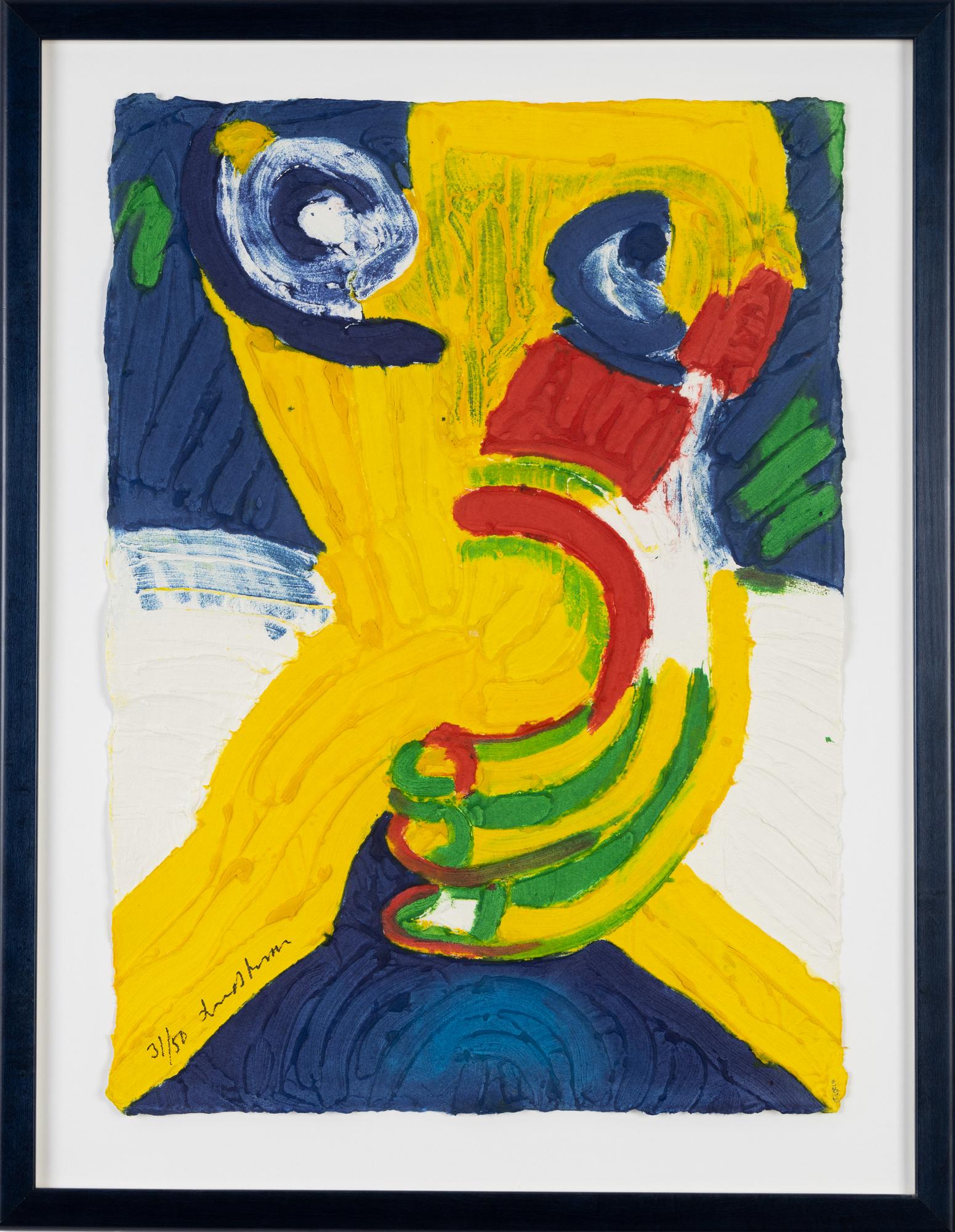 Bengt Lindström, carborundum etching, signed 31750.