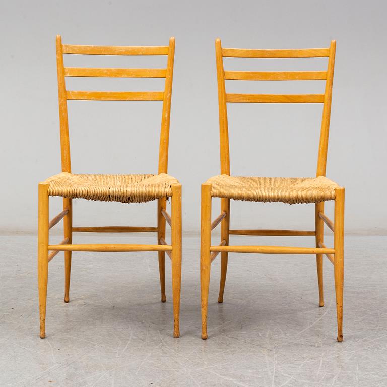 a pair of 1940's-/50's chairs.