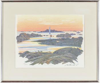 Roland Svensson · ROLAND SVENSSON, färglitografi, signerad och numrerad 180/250.