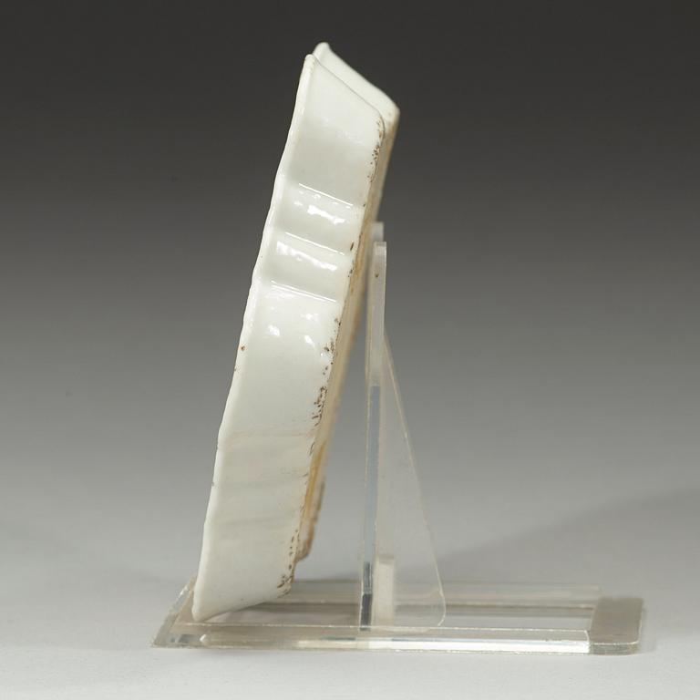A European subject spoon tray, Qing dynasty, Qianlong (1736-95).