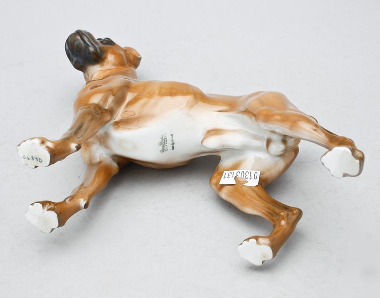 FIGURINER, två st, porslin, Rosenthal resp Royal Copenhagen, 1900-talets slut.
