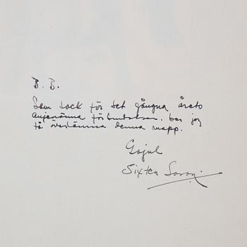 Sixten Sason, watercolours, 9, signed and dated -51.