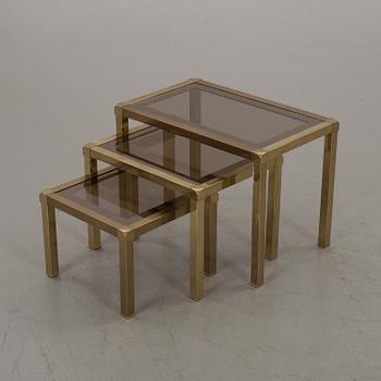 A NEST OF 3 TABLES, end of 20th century.