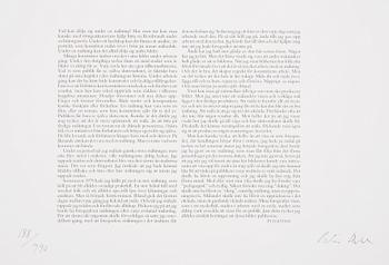 PETER DAHL, "Målarens arbete, Ett bilddokument" samt katalog med två origlito, (AIX).