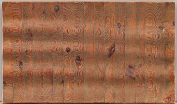 KALEVI KÄÄRIÖ, skulptur, blandteknik, "Sanddyner", stämpelsignerad och daterad -81.