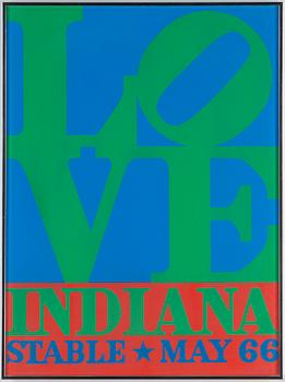 ROBERT INDIANA, utställningsaffisch, 1966/1971.