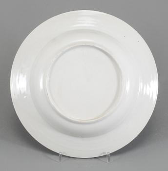 TALLRIKAR, 4 st, porslin, Kina, Jiaqing (1796-1820).