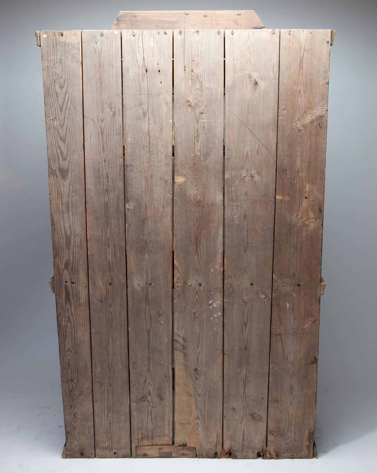 SKÅP, Finland, Österbotten, allmoge, daterad 1866.