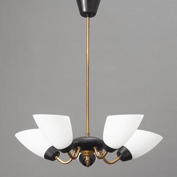 A Swedish mid20th century ceiling lamp.