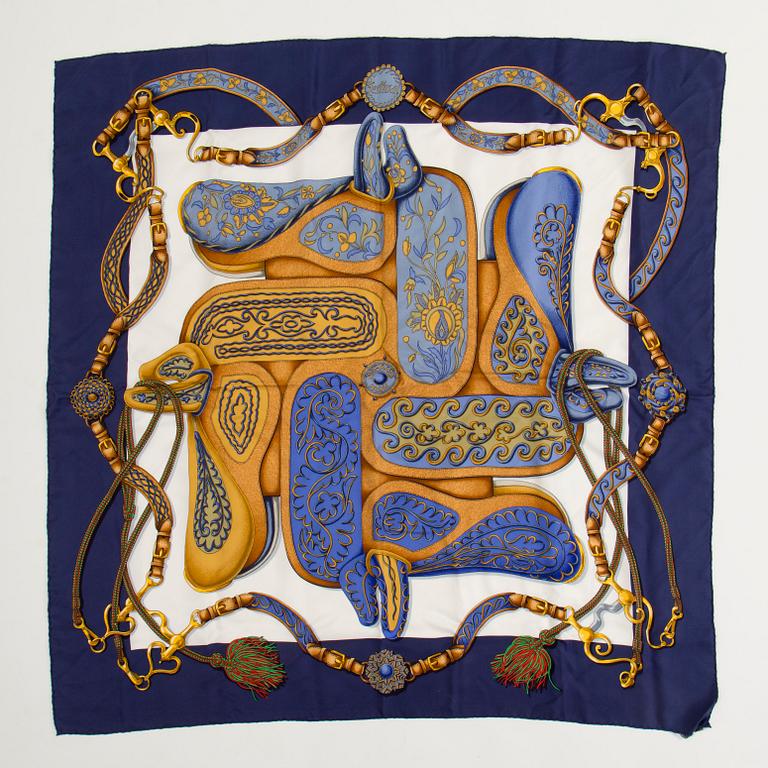 A "Festival" scarf by Hermès.