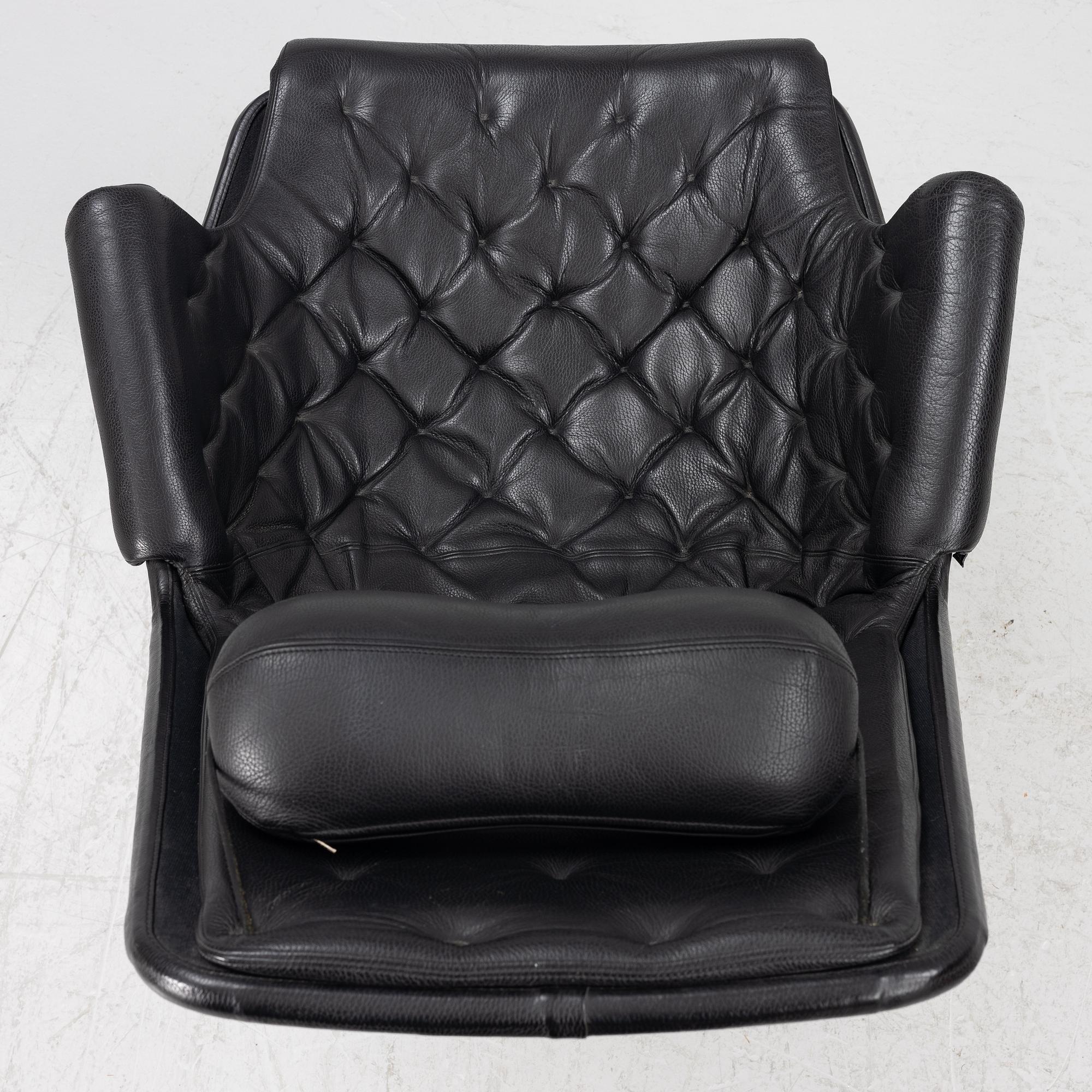 Bruno Mathsson, fåtölj med fotpall, "Jetson", Dux och Bruno Mathsson International, 2000-tal.