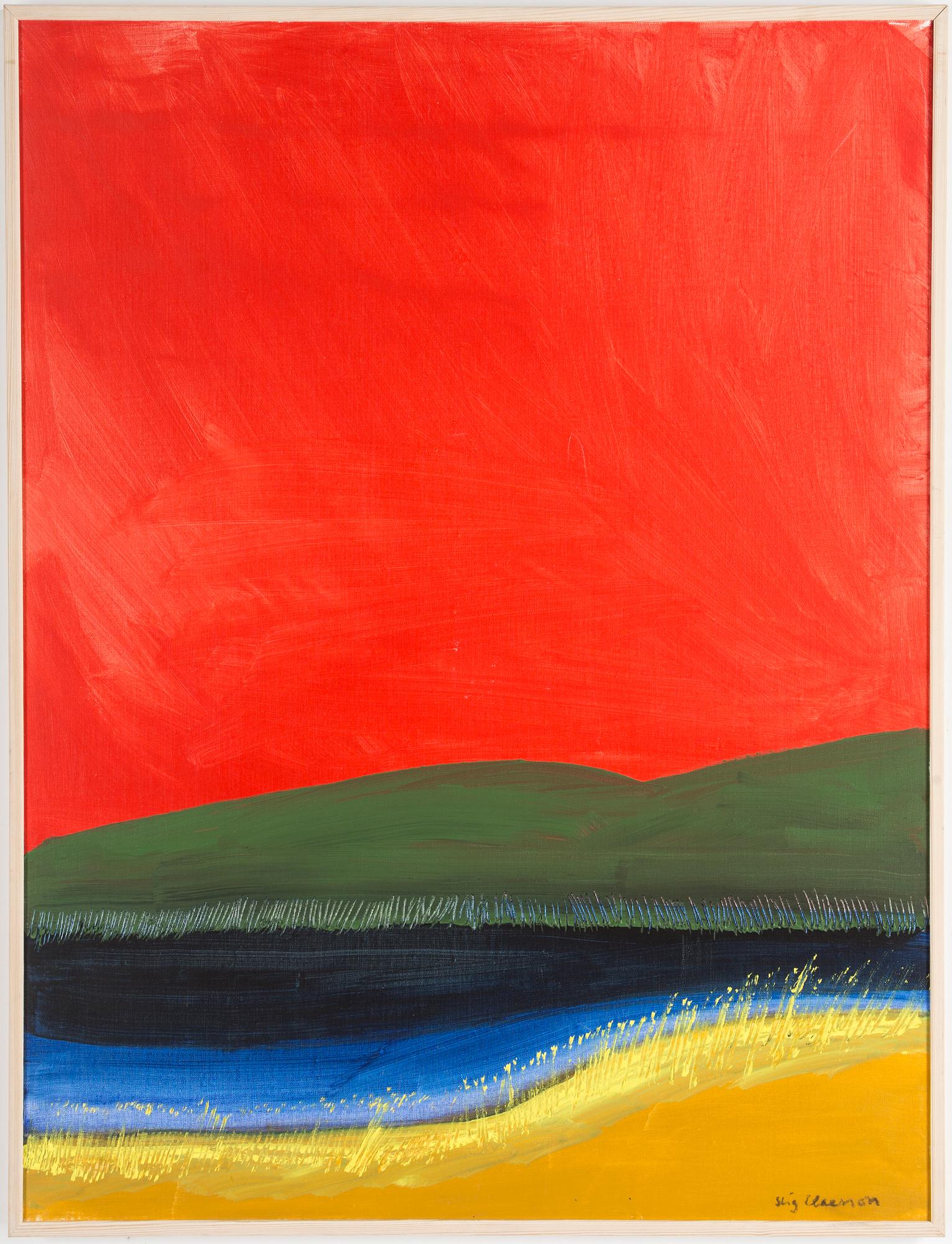 STIG CLAESSON, olja på duk, signerad.