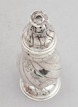 SOCKERRUSKA, silver, importstämplar. Vikt ca 182 g.