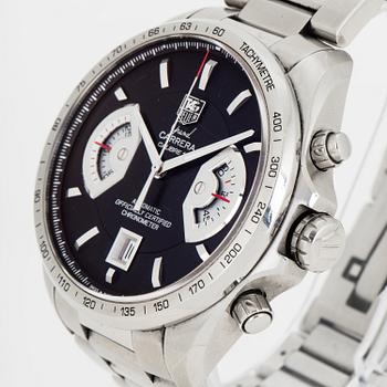 TAG HEUER, Grand Carrera, Chronometer, "Tachymetre", kronograf, armbandsur, 43,5 mm.