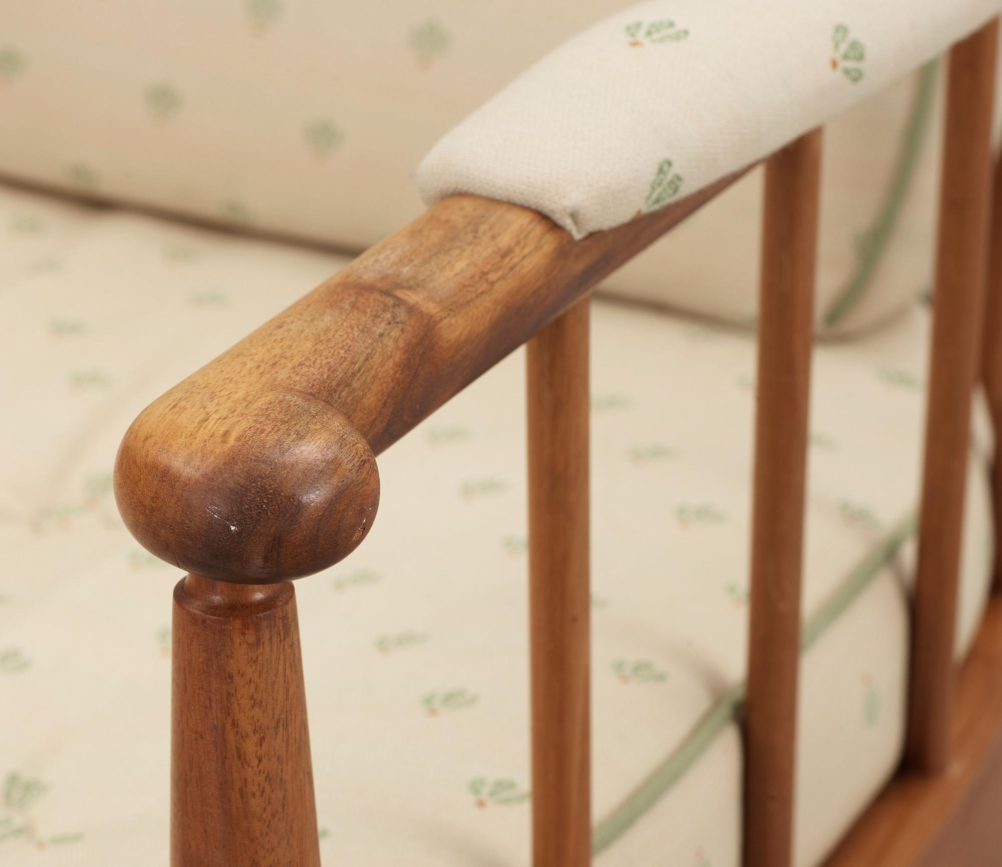 FÄTÖLJ, "Skrindan", Kerstin Hörlin-Holmquist för OPE-Möbler. Omkr 1900-talets mitt.