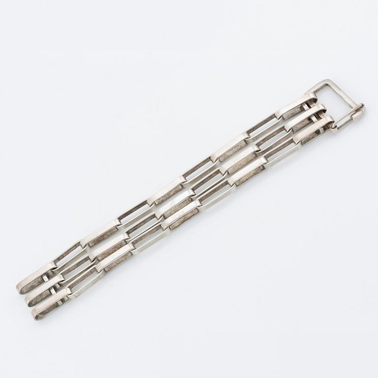 Karl-Ingemar Johansson, bracelet silver, Gothenburg 1973.