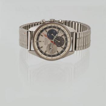 ARMBANDSUR, herr, stål, "El Primero", Zenith.