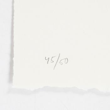 Jan Håfström, etching in colours, 2020, signed 45/50.