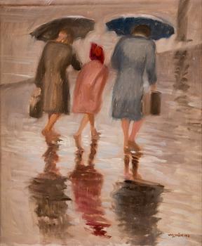 ERIC VASSTRÖM, oil on canvas signed and dated -48.