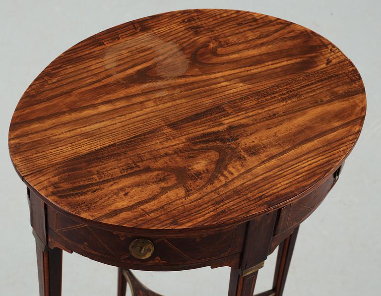 A Gustavian late 18th Century table in the manner of A. Lundelius.